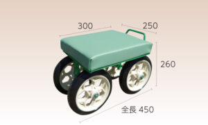 コロ四輪 軽量タイヤ 軽量樹脂（SW-PR）